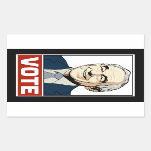 Adesivo Retangular Vote Ron Paul Sticker