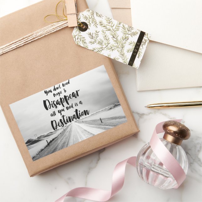 Adesivo Retangular Wanderlust Magic Sticker (Presentear)