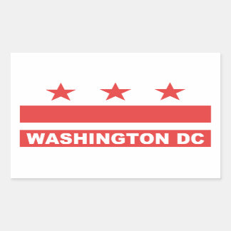 Adesivo Retangular Washington DC