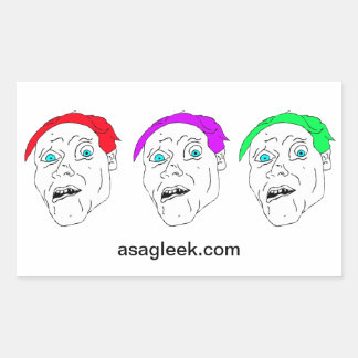 Adesivo Retangular WEIRD BOYZ Sticker