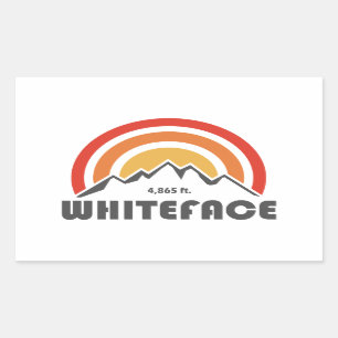 Adesivo Retangular Whiteface Mountain