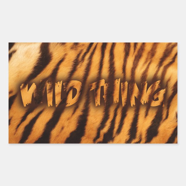 ADESIVO RETANGULAR WILD THING (Frente)