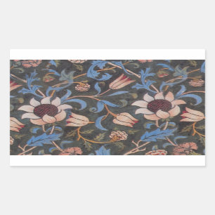 Adesivo Retangular William Morris Evenlode Textile Floral Art