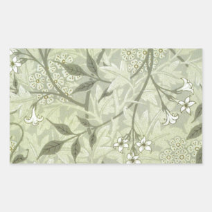Adesivo Retangular William Morris Jasmine Botanical