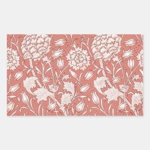 Adesivo Retangular William Morris Wild Tulip Flower Floral