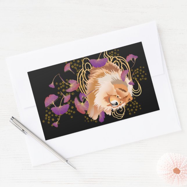 Adesivo Retangular WINDSONG - autocolantes quadrados (Envelope)