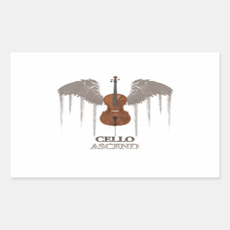 Adesivo Retangular Winged Cello Ascend Design