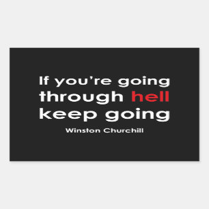 Adesivo Retangular Winston Churchill