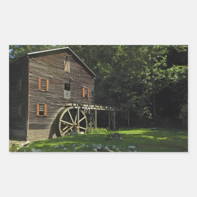 Adesivo Retangular Wolf Creek Grist Mill (Frente)