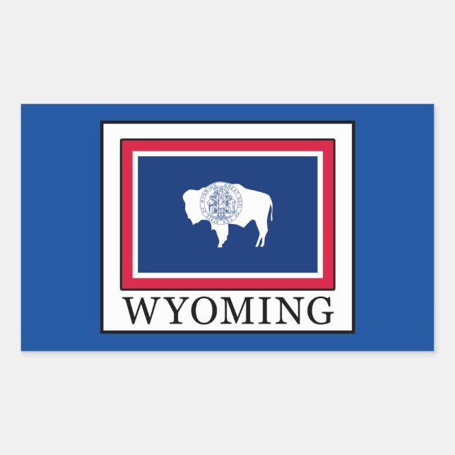 Adesivo Retangular Wyoming (Frente)