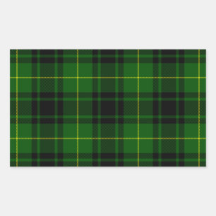 Adesivo Retangular Xadrez verde MacArthur tartan