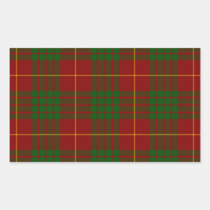 Adesivo Retangular Xadrez verde-tartan