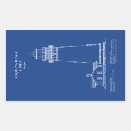 Adesivo Retangular Yaquina Head Lighthouse - Oregon - AD