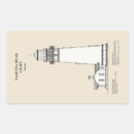 Adesivo Retangular Yaquina Head Lighthouse - Oregon - SBD