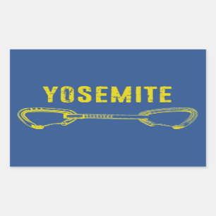 Adesivo Retangular Yosemite Subindo rapidamente