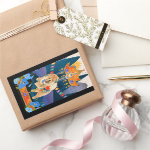 Adesivo Retangular ZEN CARNIVAL Chow RECTANGLE Sticker