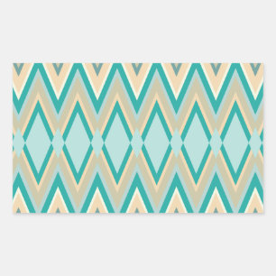 Adesivo Retangular zigzag-phones diagonais