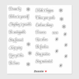 Adesivo Retirando Palavras e Frases do Diário