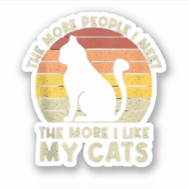 Adesivo Retrair Quanto Mais Pessoas Eu Encontro Mais Eu Go (Frente)