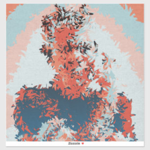 Adesivo Retrato Artístico de Anthony Bourdain Arte de Pare