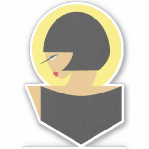 Adesivo retrato Bauhaus