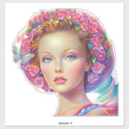 Adesivo Retrato da Coroa Eoral