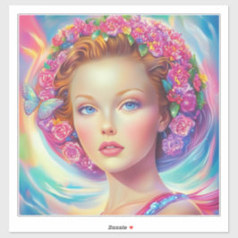 Adesivo Retrato da Coroa Eoral