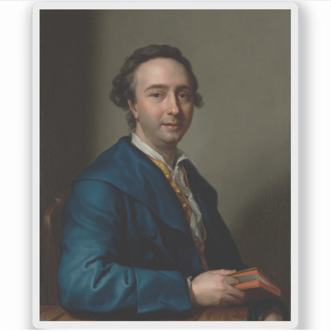 Adesivo Retrato de José Nicolás de Azara,Nibbiano Marquis (Frente)