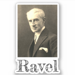 Adesivo Retrato de Maurice Ravel (c. 1925)