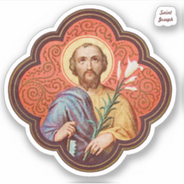 Adesivo Retrato de Rua Joseph em um Octofoil (TF 02) - 1Up