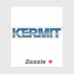 Adesivo Retrato do Kermit TX