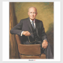 Retrato oficial de Dwight Eisenhower na Casa Branc