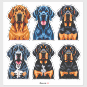 Adesivo Retratos de Cães Arte Detalhada de Várias Raças