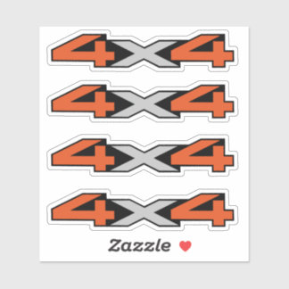Adesivo retrô 4x4