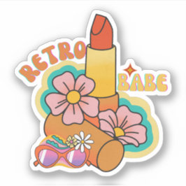 Adesivo retro álbuns Estética e Tendência