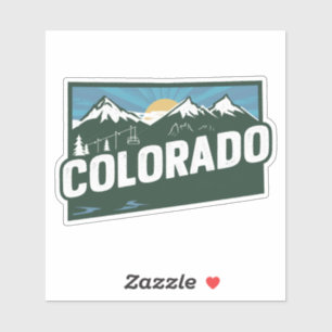 Adesivo Retro Colorado Sticker