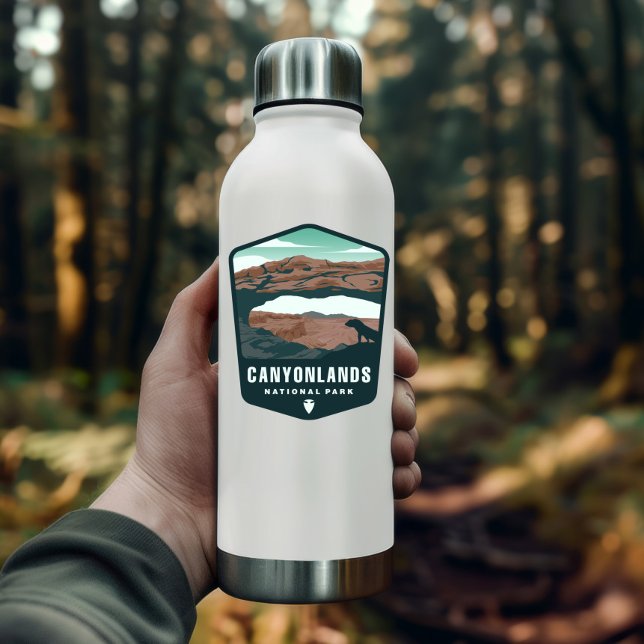 Adesivo Retro do Parque Nacional Canyonlands | Autocolante (Canyonlands National Park Sticker)