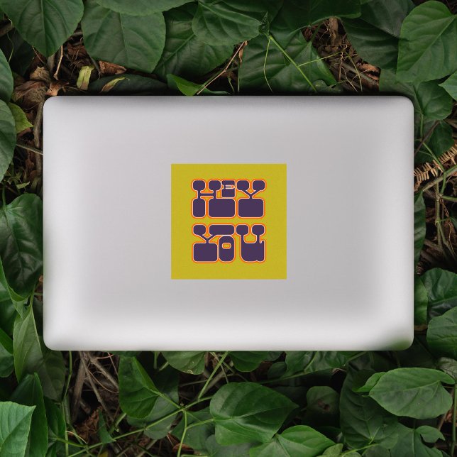 Adesivo Retro Ei Você (Criador carregado)