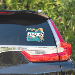 Adesivo Retro Florida