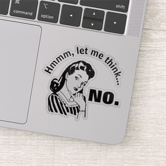 Adesivo Retro Funny No Sticker (Detalhe)