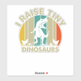 Adesivo Retro I Levantou Pequenos Dinossauros