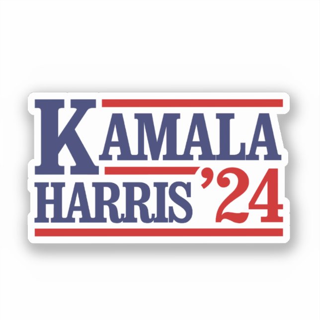 Adesivo Retro Kamala Harris '24 (Frente)