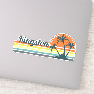 Adesivo Retro Kingston Sunset