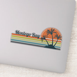 Adesivo Retro Montego Bay Sunset