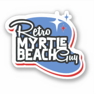 Adesivo Retro Myrtle Beach Cara