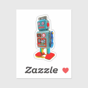 ADESIVO RETRO ROBOT STICKER