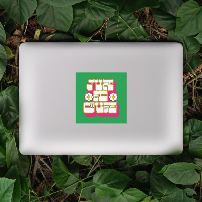 Adesivo Retrorna apenas porque rosa e verde (Criador carregado)