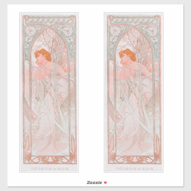 Adesivo Reverie du Soir, 1899 (Folha)