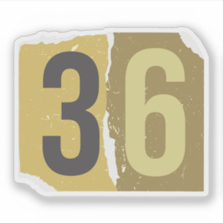 Adesivo Revista Número Resgate 36