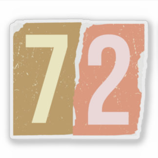 Adesivo Revista Número Resgate 72